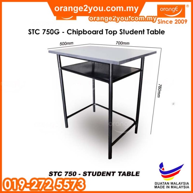 STC 750G - Meja Pelajar Chipboard Top (Sekolah Menengah)